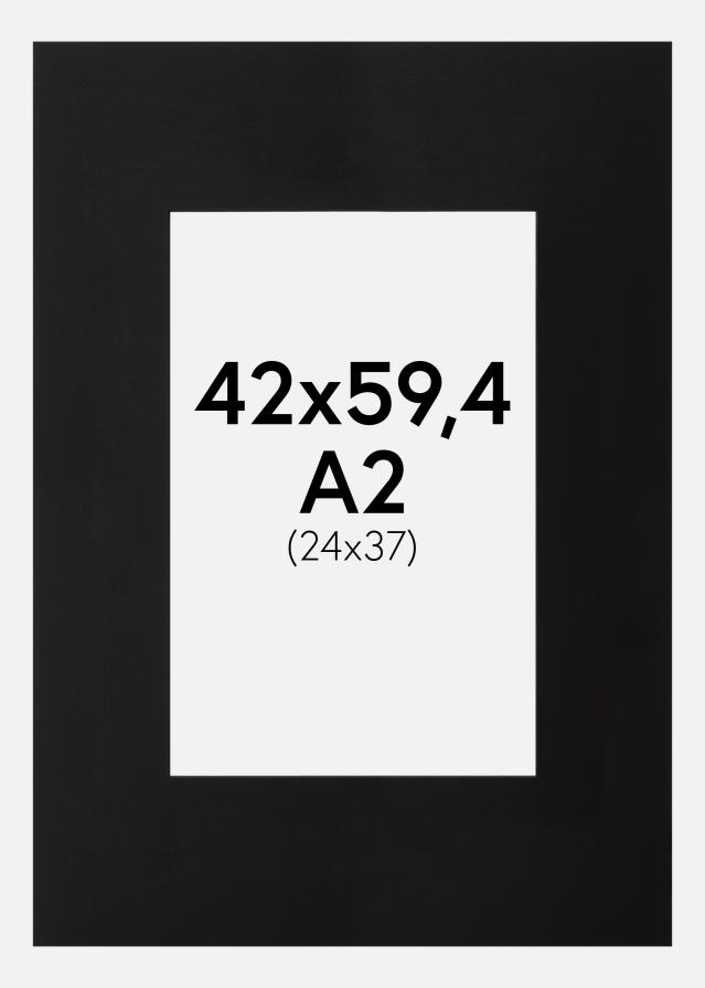 Paspatuuri Musta (Musta keskus) 42x59 cm (24x37)