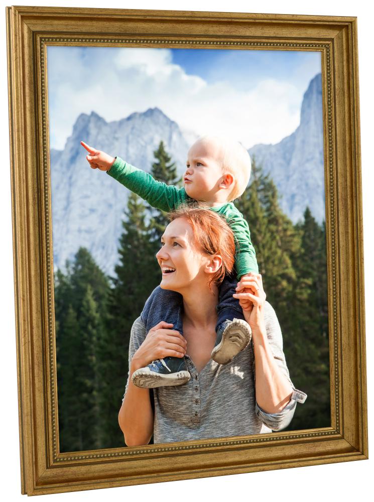 Kehys Haga Kultainen - Omat mitat