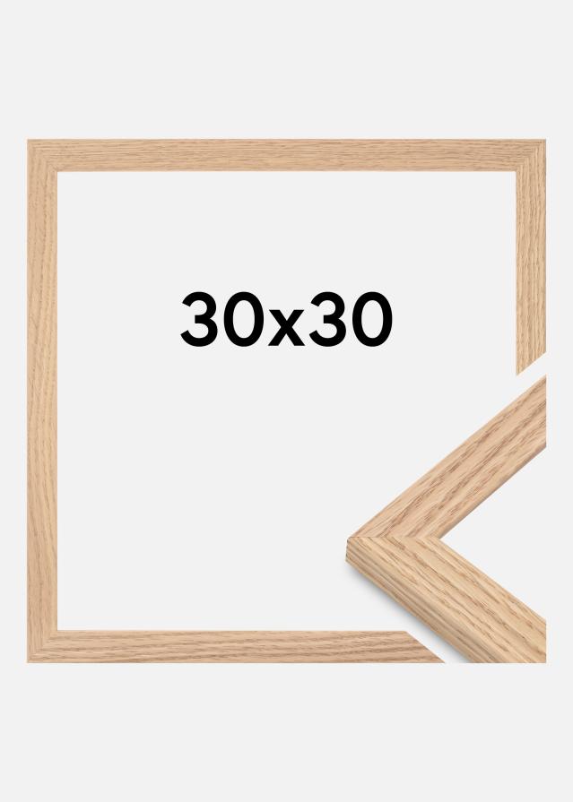 Kehys Tidlös Akryylilasi Massiivinen Tammi 30x30 cm