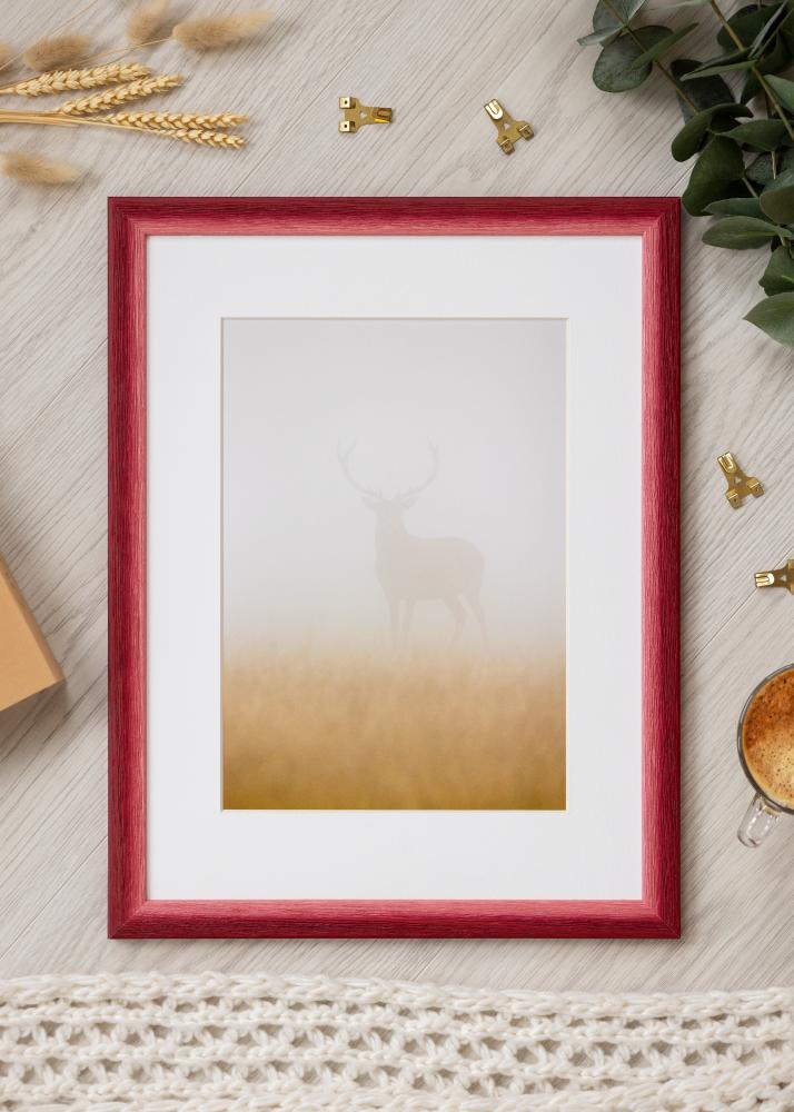 Kehys Cornwall Akryylilasi Tummanpunainen 30x30 cm