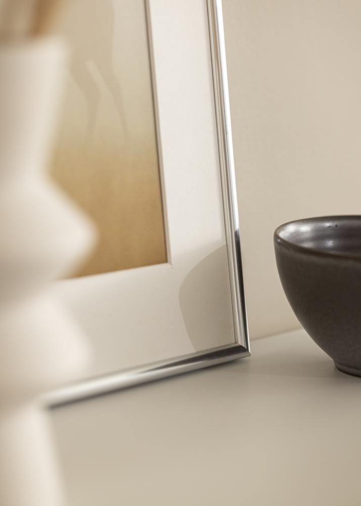 Kehys Galeria Hopeanvärinen 28x35 cm