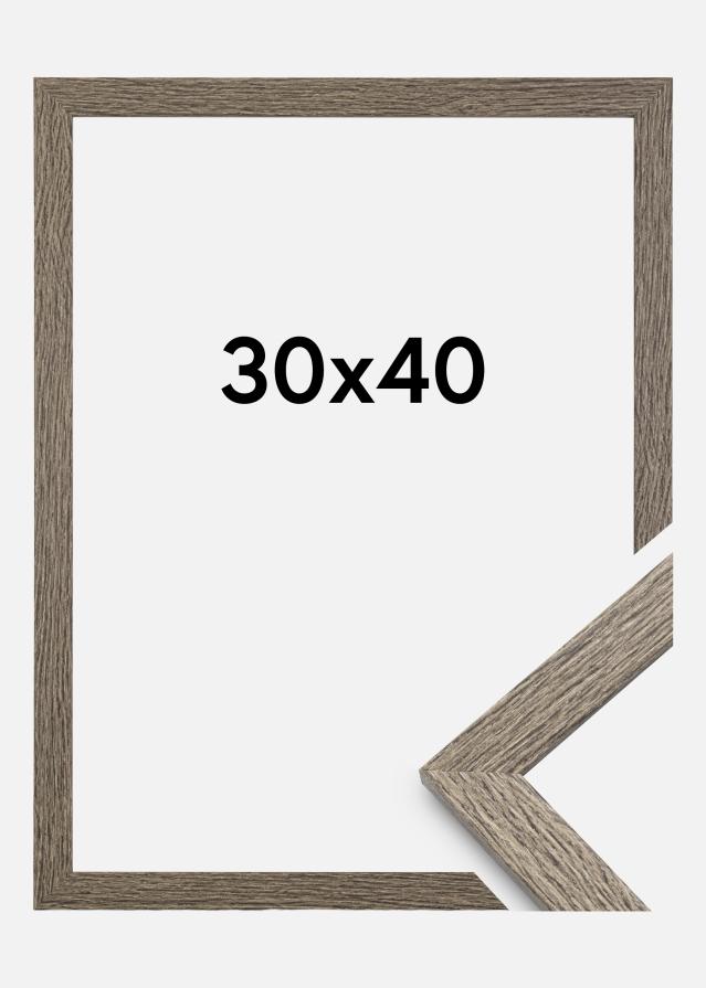 Kehys Stilren Akryylilasi Dark Grey Oak 30x40 cm