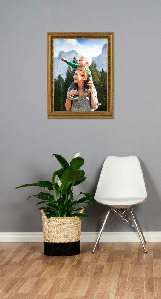 Kehys Haga Kultainen - Omat mitat