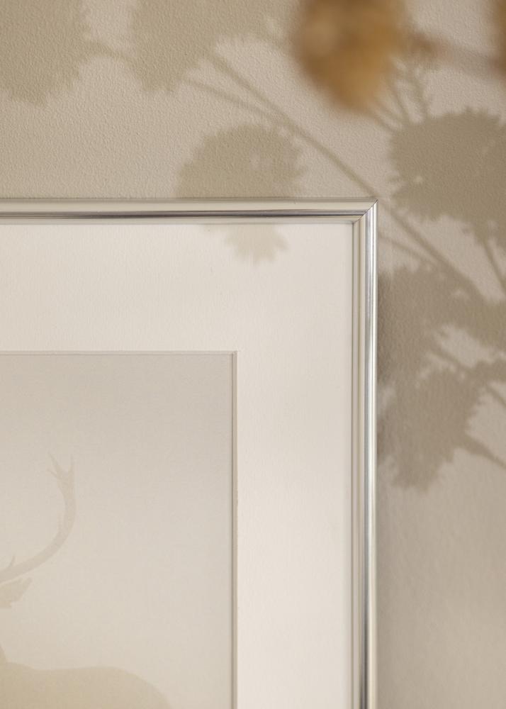 Kehys Galeria Hopeanvärinen 28x35 cm