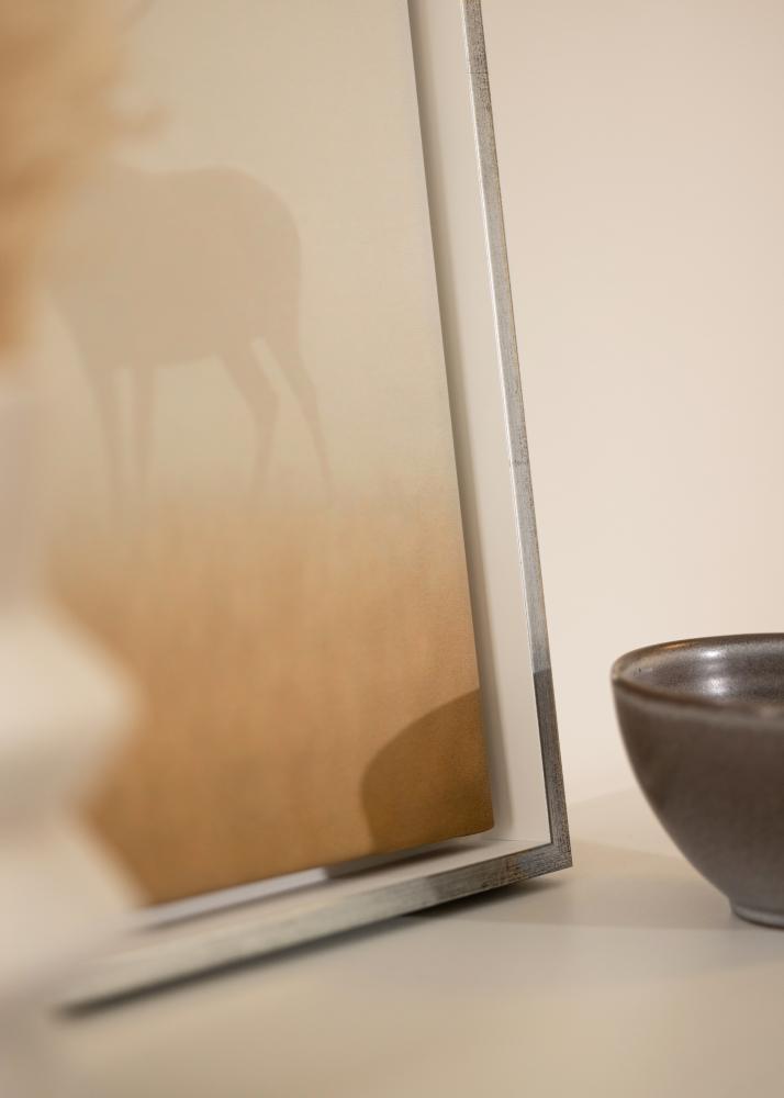 Kehys Geb Canvaskehys Hopea/Valkoinen - Vapaavalintainen Koko