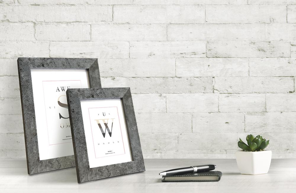 Kehys Marble Harmaa 13x18 cm