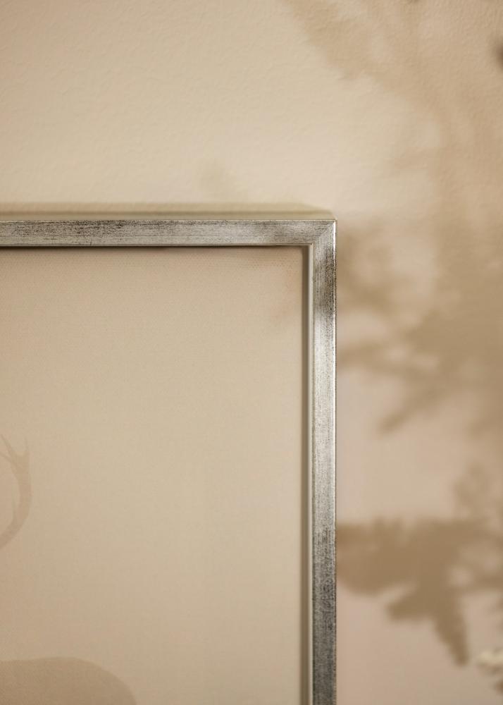 Kehys Geb Canvaskehys Hopea/Valkoinen - Vapaavalintainen Koko