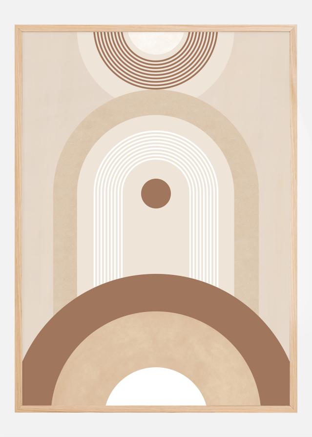 Beige Mid Century Poster No.2 Juliste