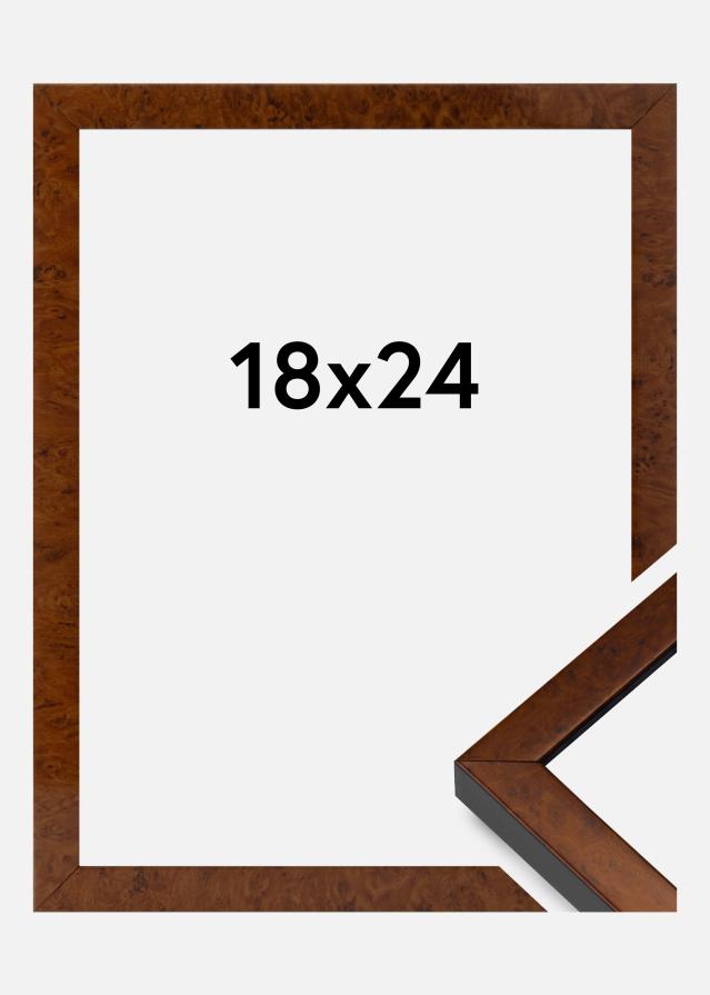Kehys Ares Akryylilasi Burr Walnut 18x24 cm