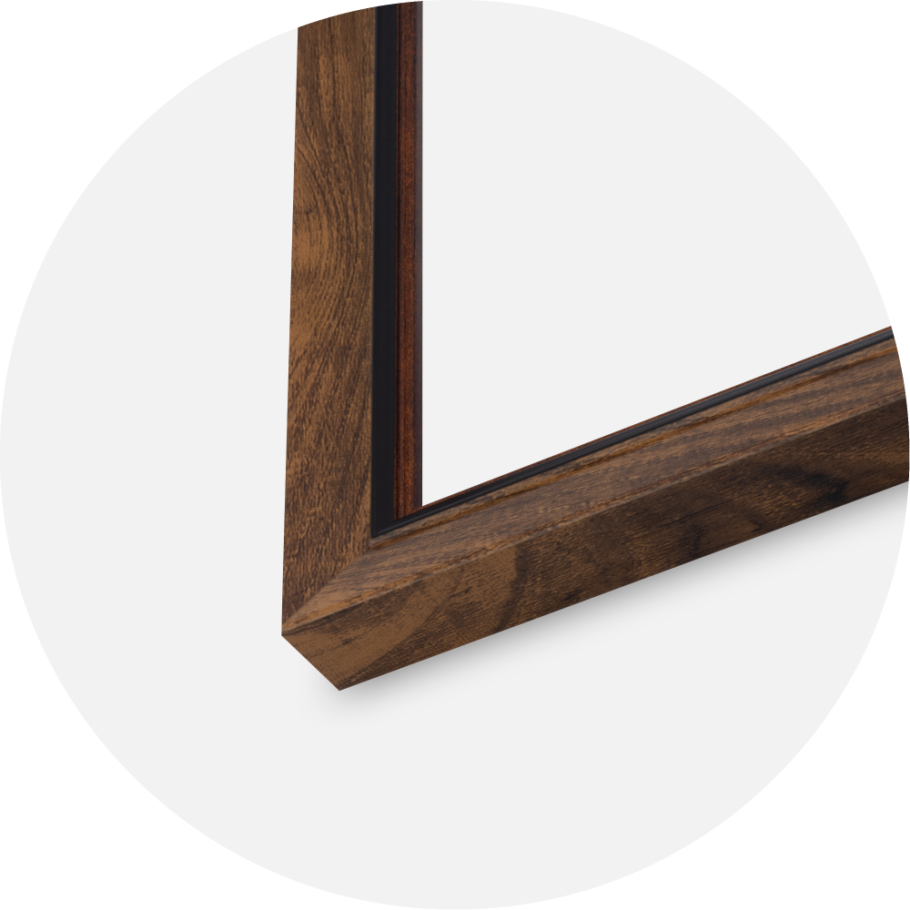 Kehys Obsidian Akryylilasi Pähkinä 21x29.7 cm (A4)