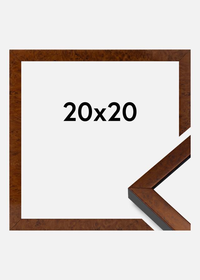 Kehys Ares Akryylilasi Burr Walnut 20x20 cm