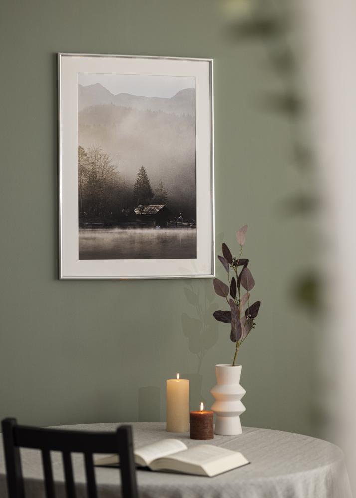 Kehys Galeria Hopeanvärinen 28x35 cm