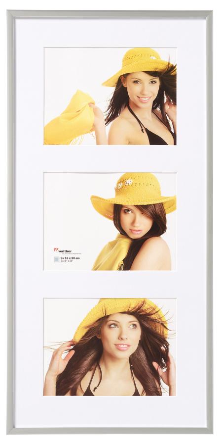 New Lifestyle Hopeanvärinen - 3 kuvalle (15x20 cm)