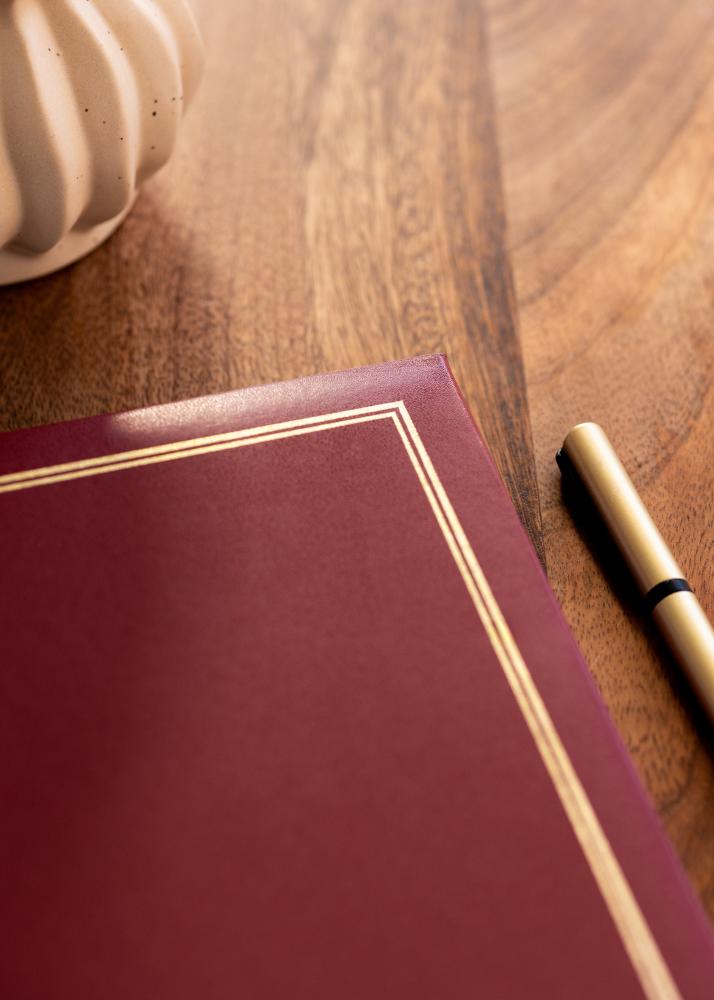 Classico Albumi Punainen - 30x33 cm (100 Valkoista sivua / 50 lehteä)