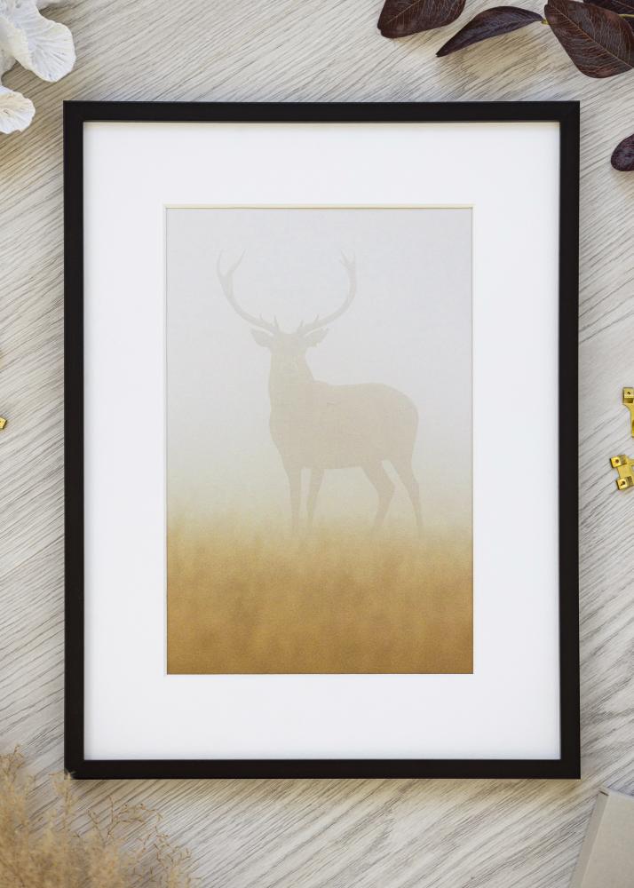 Taulunkehys Musta Kapea 50 x 70 cm