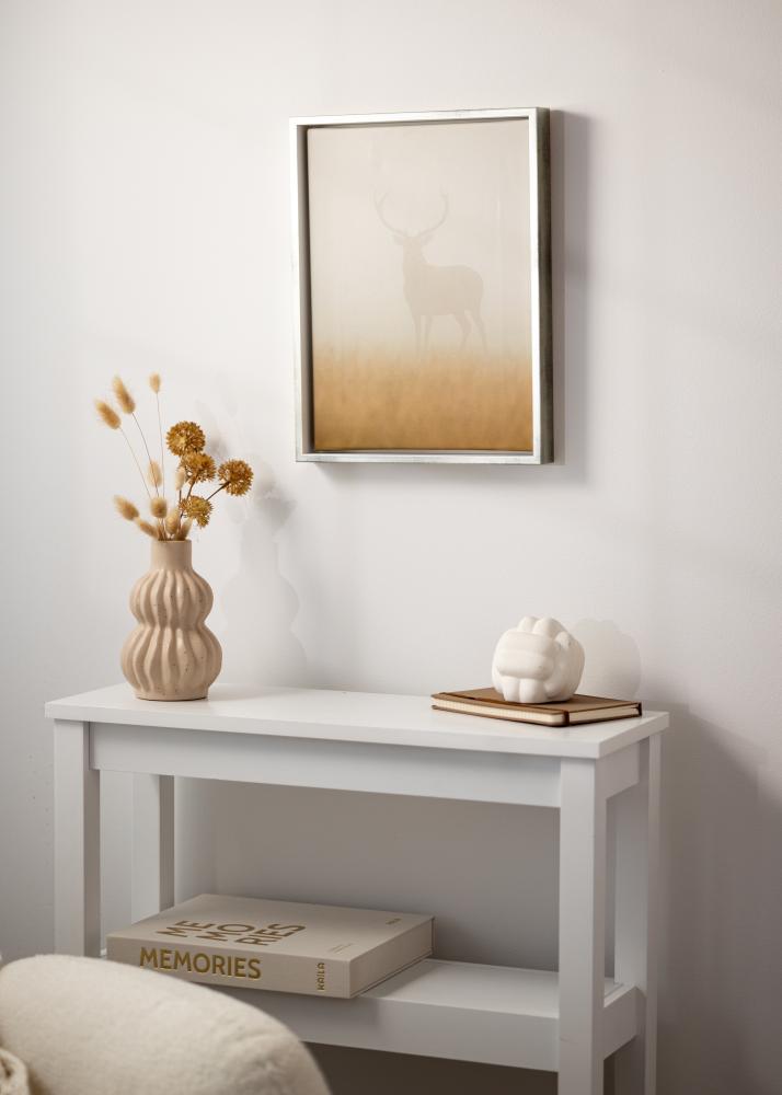 Kehys Geb Canvaskehys Hopea/Valkoinen - Vapaavalintainen Koko