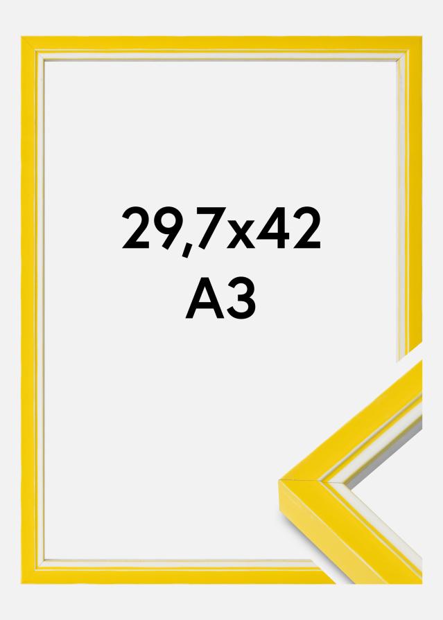 Kehys Diana Akryylilasi Keltainen 29,7x42 cm (A3)