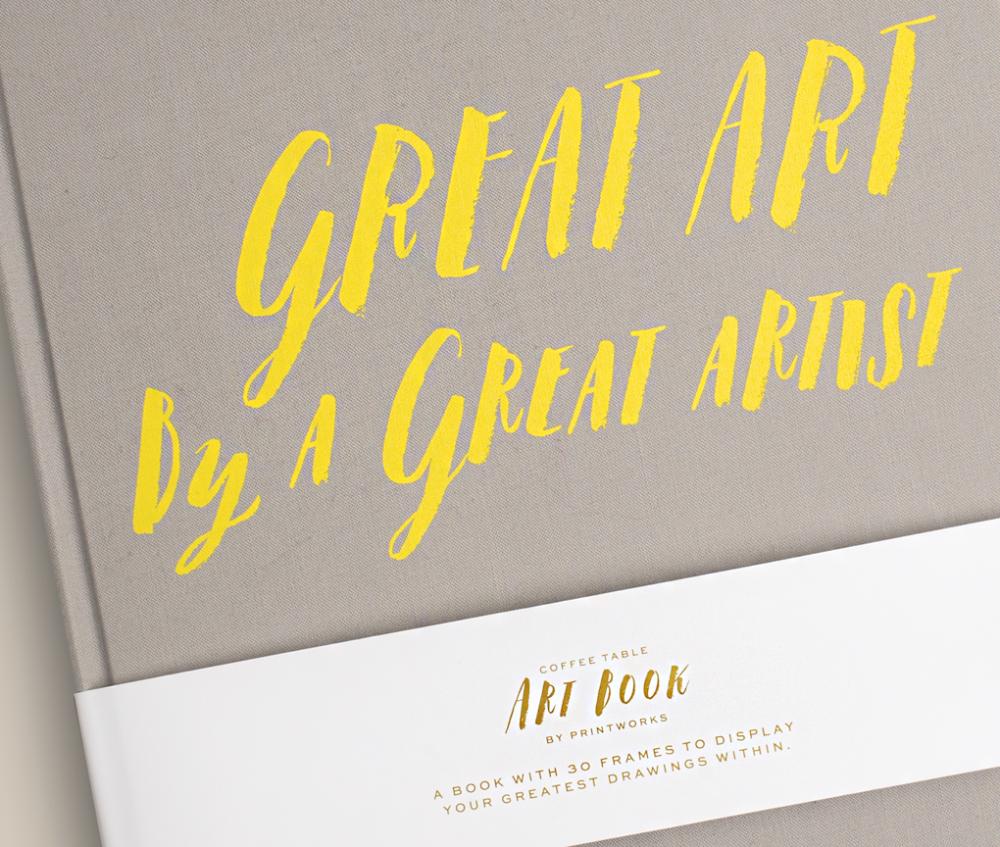 Great Art By A Great Artist - A Coffee Table Art Book (60 sivua / 30 lehteä)