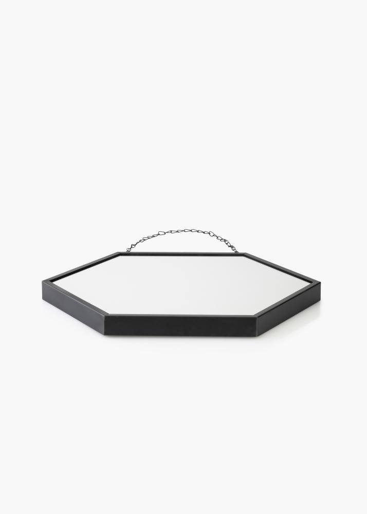 KAILA Peili Hex Chain - Musta 39x45 cm