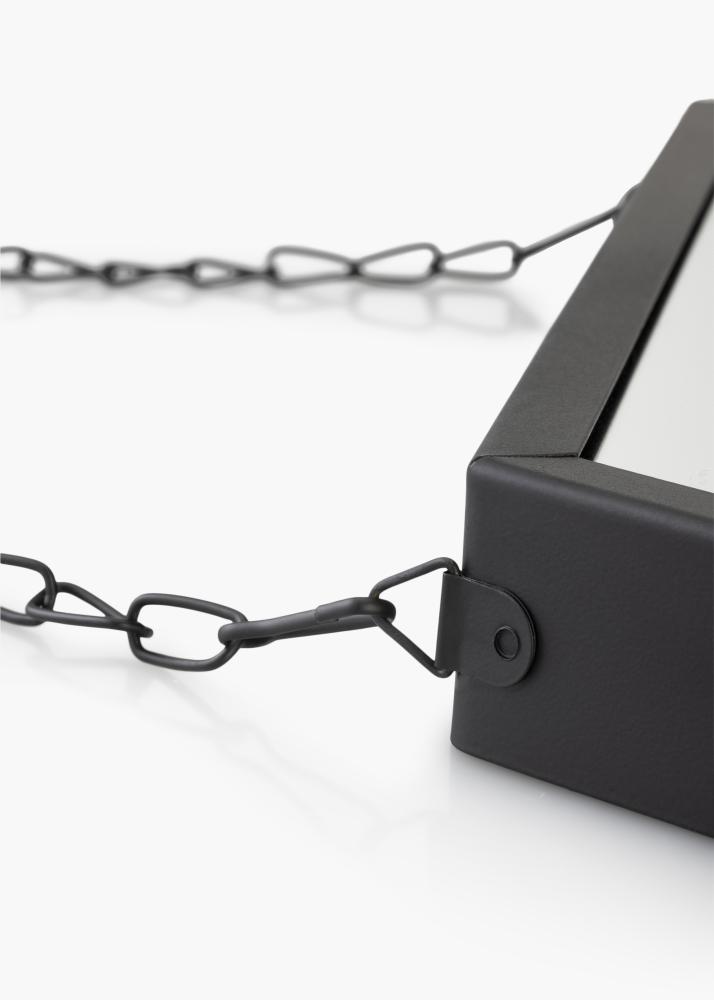 KAILA Peili Hex Chain - Musta 39x45 cm