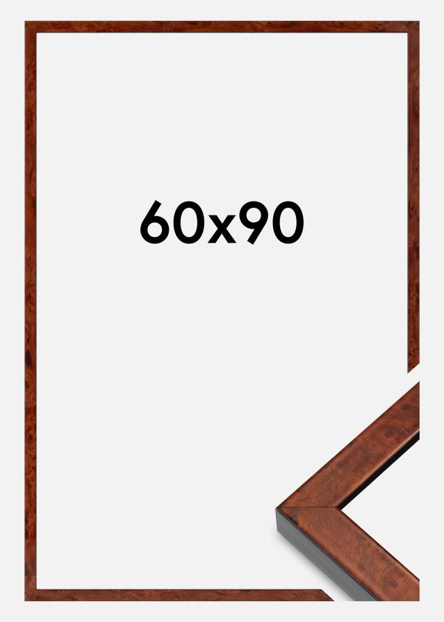 Kehys Hermes Akryylilasi Burr Walnut 60x90 cm