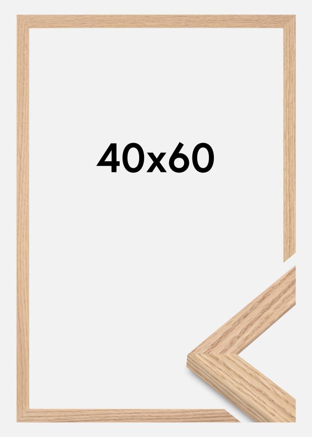 Kehys Tidlös Akryylilasi Massiivinen Tammi 40x60 cm