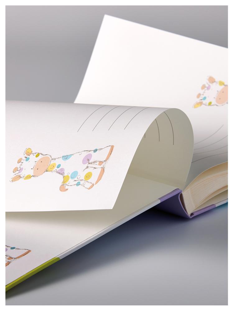 Kima Vauvan-albumi - 28x30,5 (50 Valkoisia sivua / 25 lehteä)