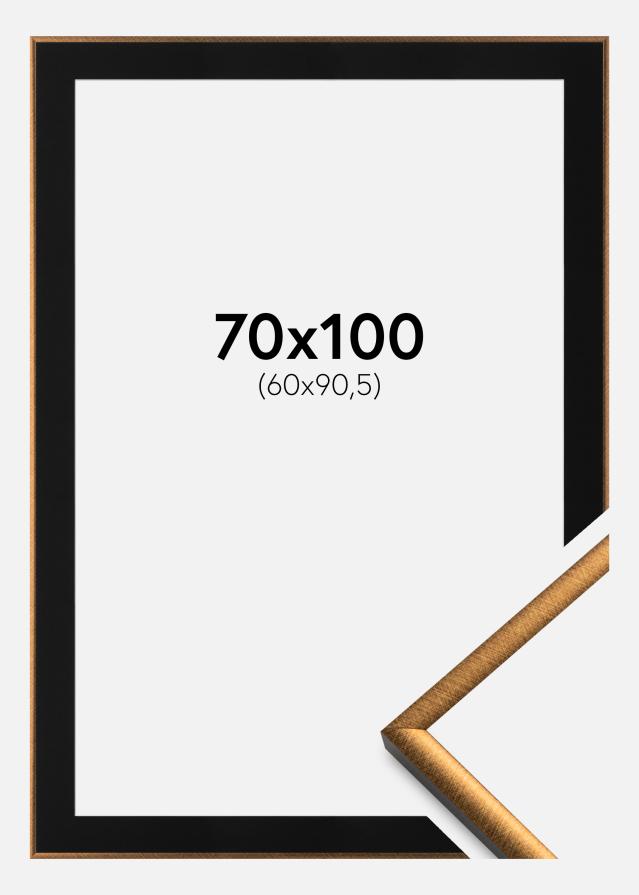 Kehys New Lifestyle Pronssi 70x100 cm - Paspatuuri Musta 61x91,5 cm