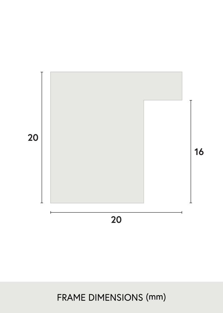 Kehys Salisbury Akryylilasi Tammi 30x30 cm