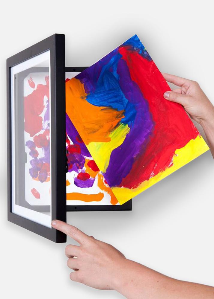 LittleDavinci Piirustuskehys A4 Musta