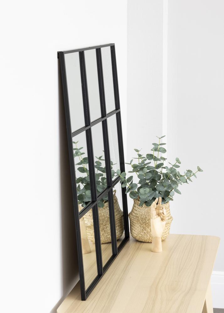 KAILA Peili Squares - Musta 90x90 cm