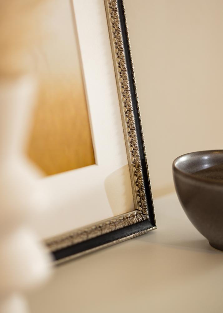 Kehys Drottningholm Hopeanvärinen II