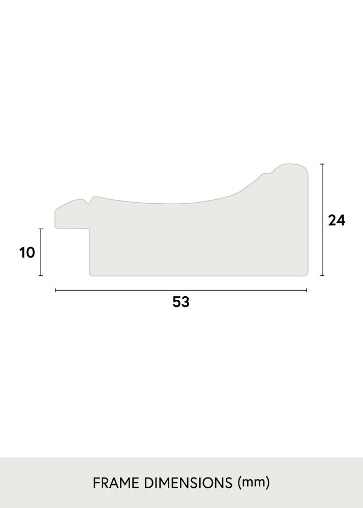 Kehys Roxen Kulta Meleerattu - Valinnainen koko