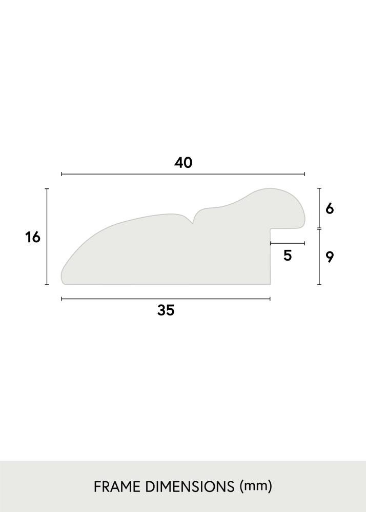 Kehys Oda Antique Valkoinen 60x80 cm