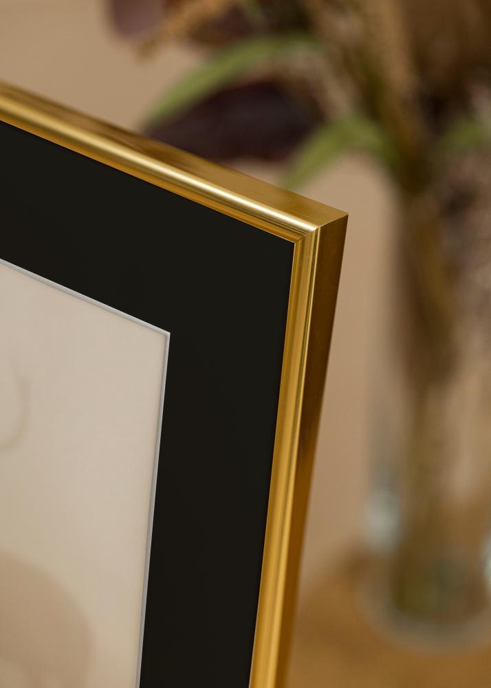 Kehys Victoria Kulta 70x100 cm - Passepartout Musta 62x93 cm
