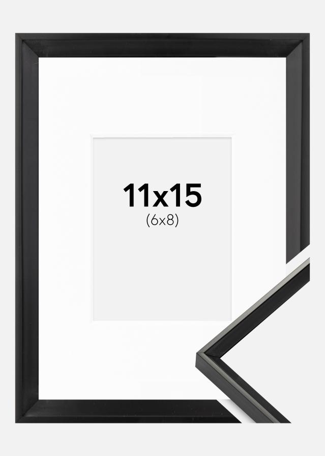 Kehys Desire Musta 10x15 cm - Passepartout Valkoinen 7x9 cm