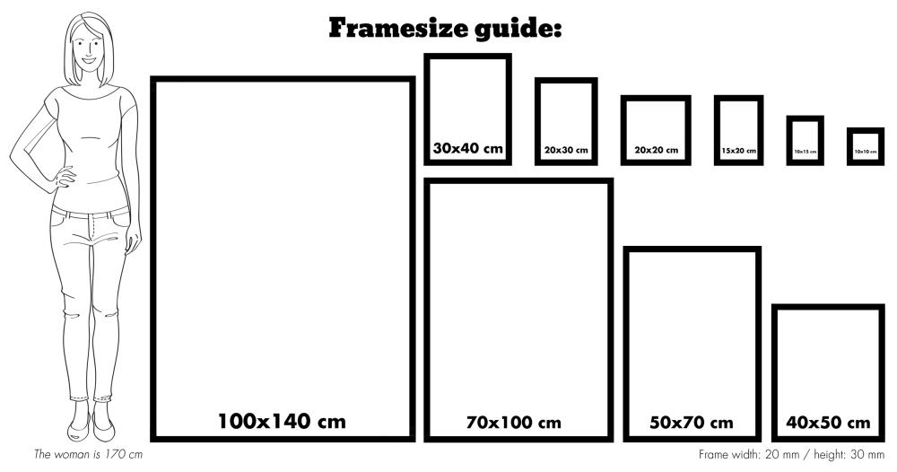Kehys Amanda Box Sininen 13x18 cm
