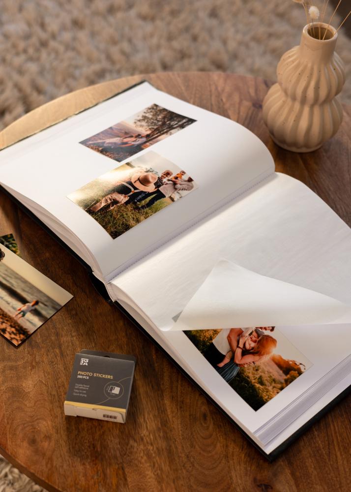 Classico Albumi Musta - 32x34 cm (100 Valkoista sivua / 50 lehteä)