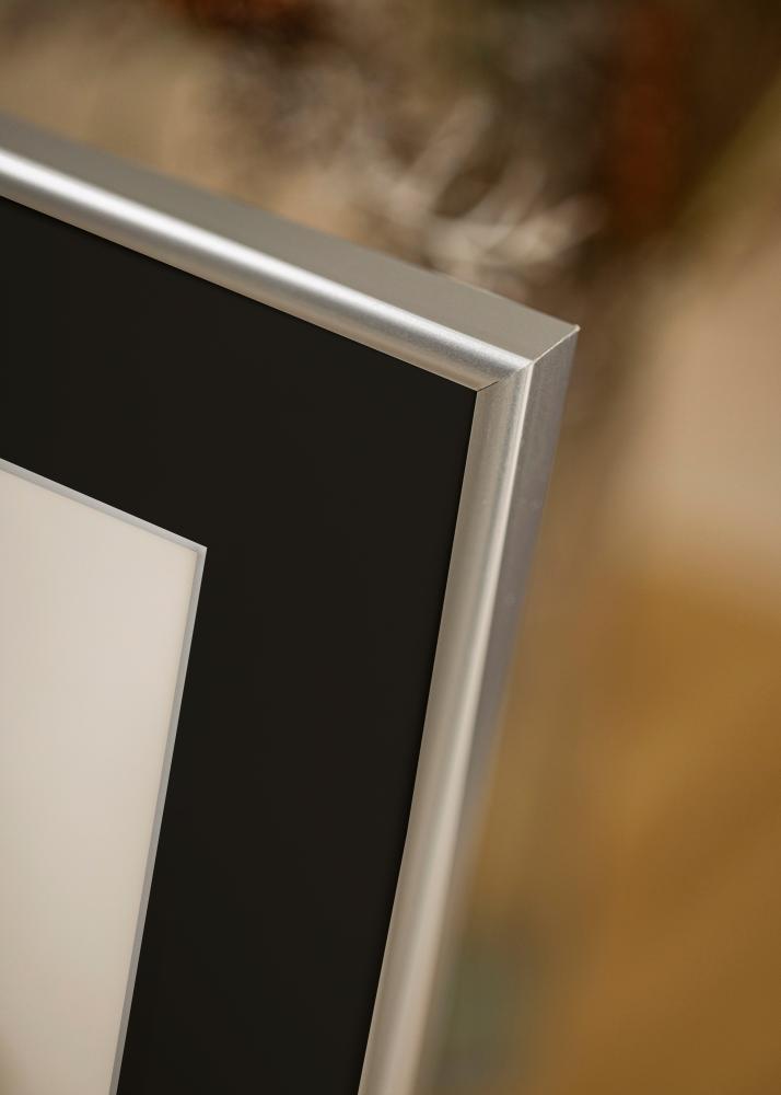 Kehys Victoria Hopea 70x100 cm - Passepartout Musta 62x93 cm