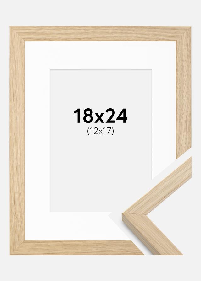 Kehys Grimsåker Tammi 18x24 cm - Passepartout Valkoinen 13x18 cm