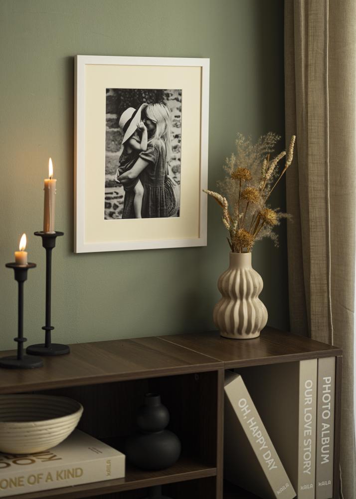 Paspatuuri Antique White (Valkoinen keskus) 50x60 cm (39x49)