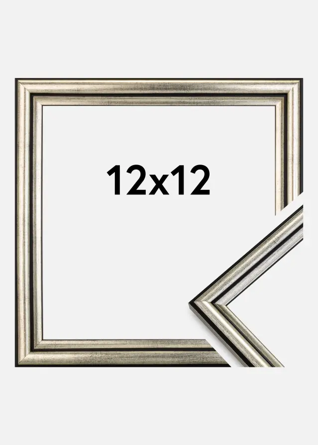 Kehys Horndal Hopeanvärinen 12x12 cm