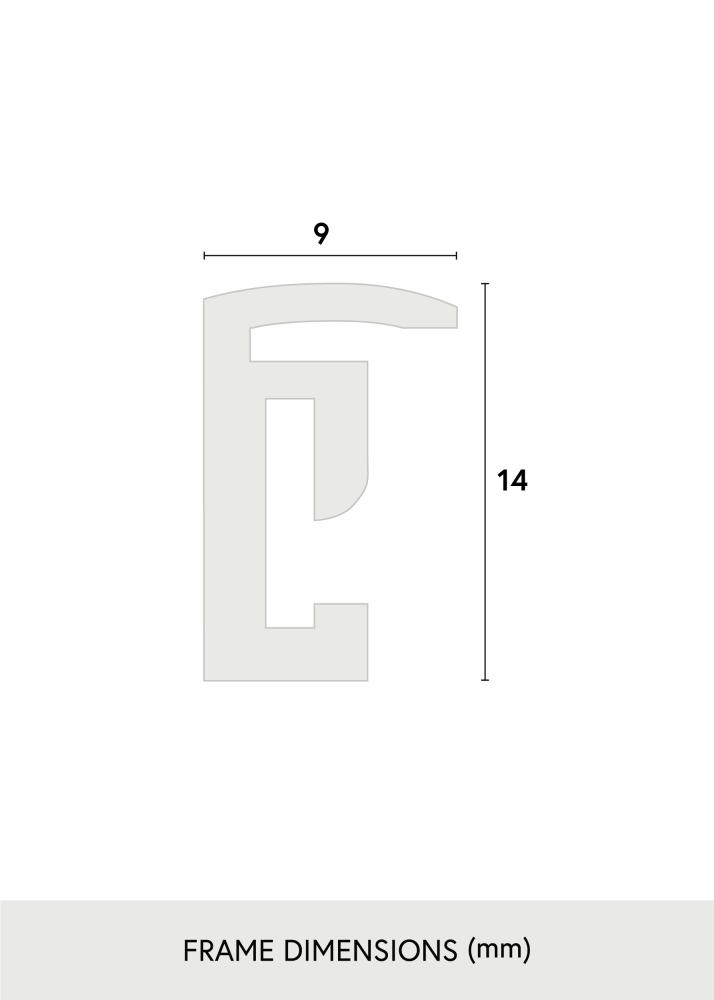 Kehys New Lifestyle Akryylilasi Musta 15x21 cm (A5)