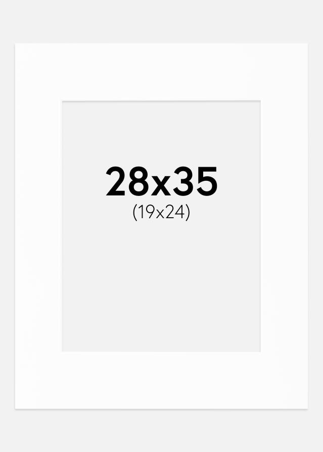 Paspatuuri Canson Valkoinen (Valkoinen keskus) 28x35 cm (19x24)