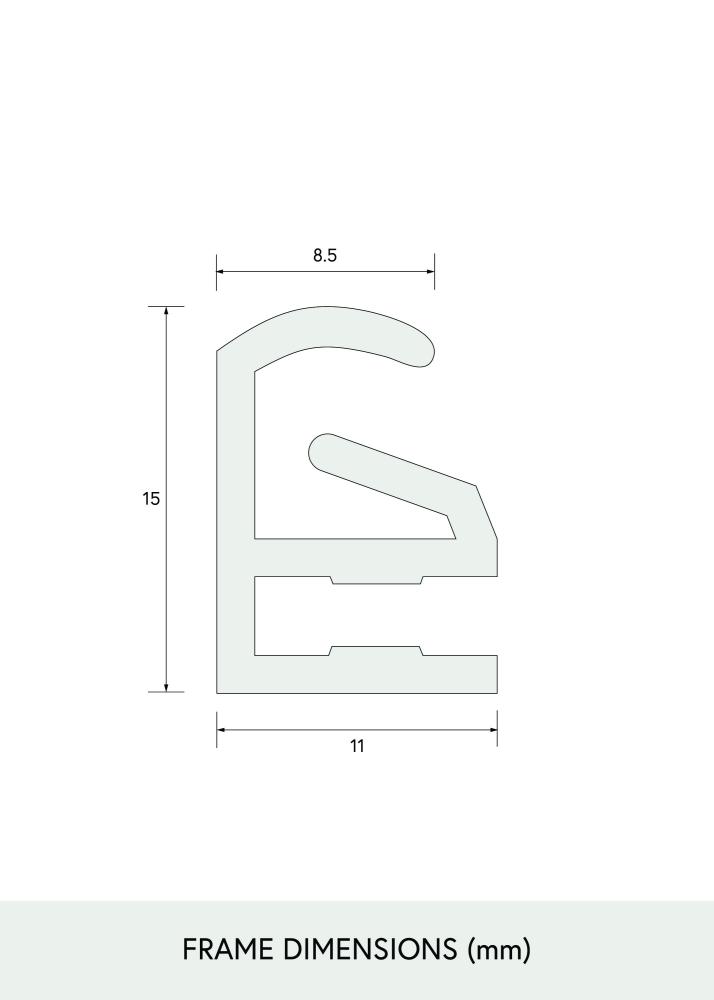 Palapelikehys Musta 70x100 cm