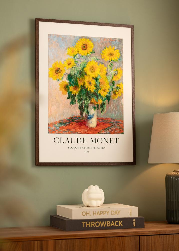 Kehys Ares Akryylilasi Tiikki 50x65 cm