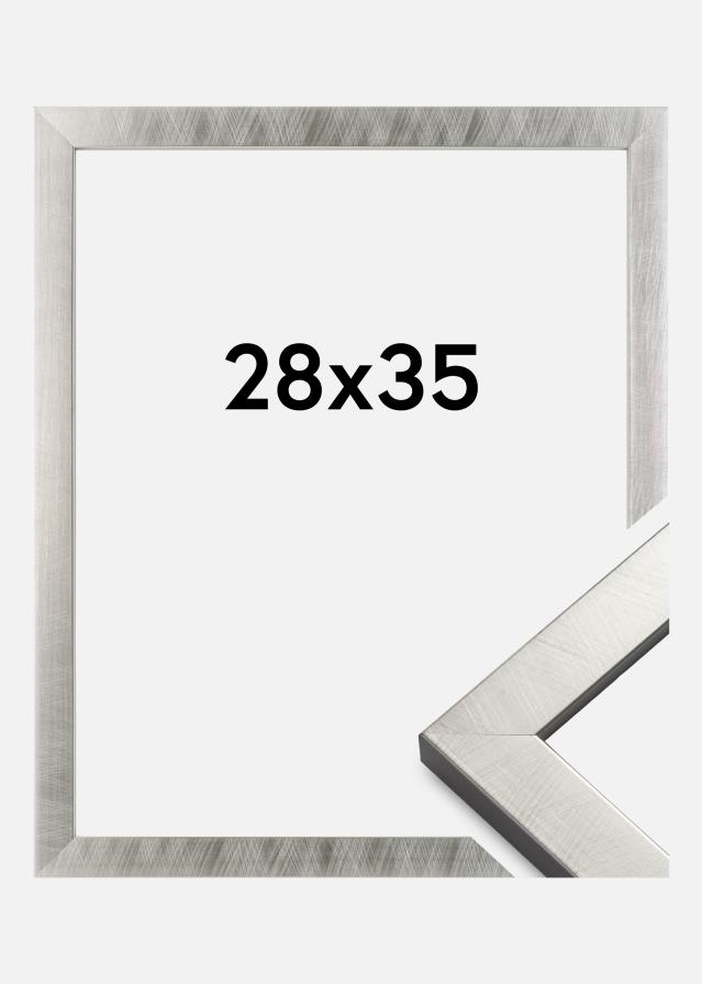 Kehys Uppsala Hopeanvärinen 28x35 cm