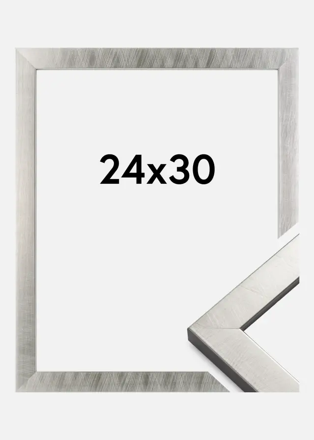 Kehys Uppsala Hopeanvärinen 24x30 cm