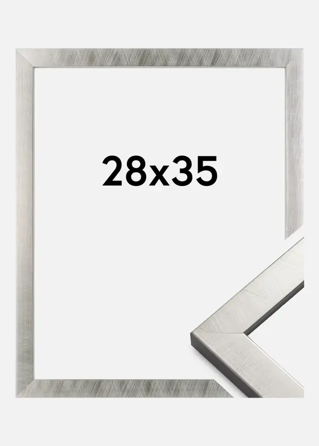 Kehys Uppsala Hopeanvärinen 28x35 cm