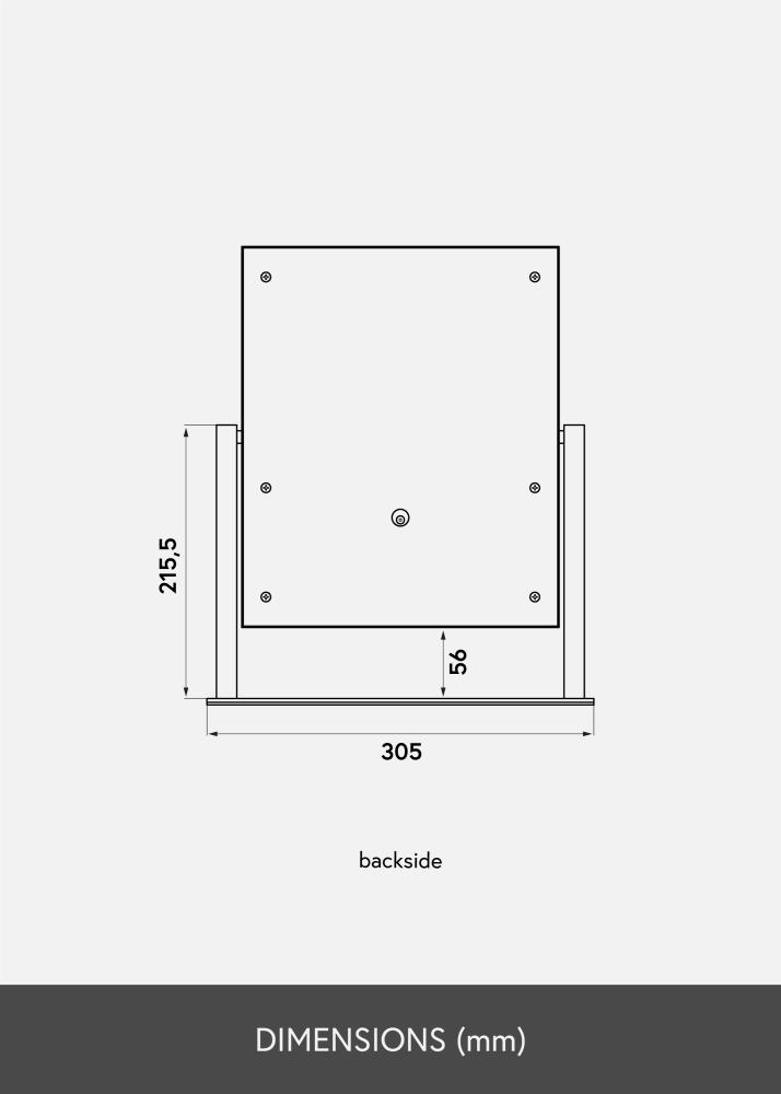 KAILA Meikkipeili VII Valkoinen - 30x36 cm